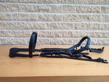 Rambo Micklem Bridle - Black - Standard Horse