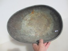 Large Victorian Brass Scale Pan Scales Dish Antique Weighing Vintage Old 13.5"W