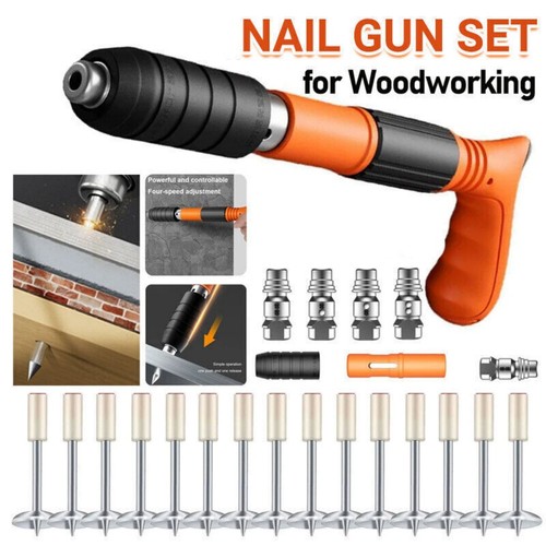 Integrated pneumatic nail gun - integrated,