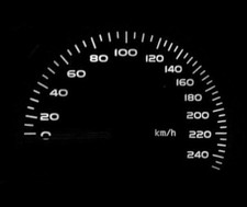 White LED Dash Speedo Kit Set Replacement For Vauxhall Nova Sri Gsi Gte Sr