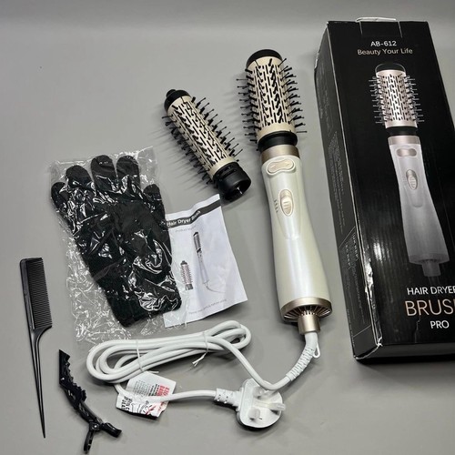 Rotating hair dryer hot brush - hot,