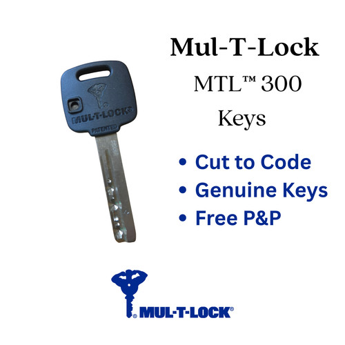 Mul lock mtl 300 key - mtl, cut