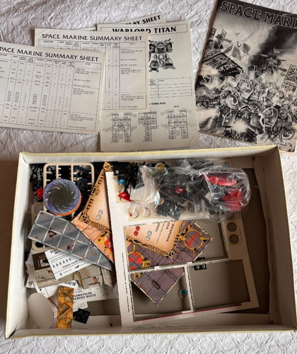 Space marine board game lid - space,