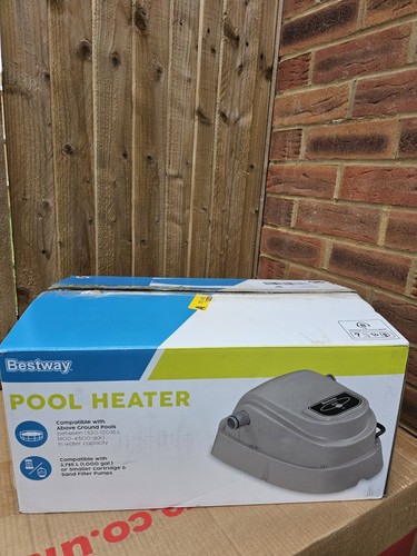 Bestway pool heater - bestway, above