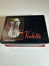 Vintage crystal vases Violette