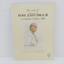 The Visit Of His Holiness Pope John Paul II To England & Wales 1982 Booklet