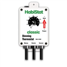 Habistat Dimming Thermostat High Range - White