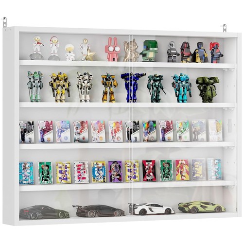 Tier wall mounted - 5-tier, glass