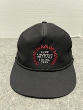 Vtg WBC 1993 Grand Slam Boxing Mexico 4 Champion Warriors Fights Hat Don King
