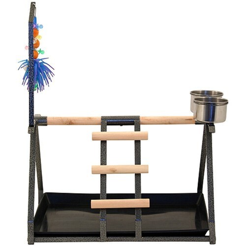 Tabletop parrot stand play gym - tabletop,
