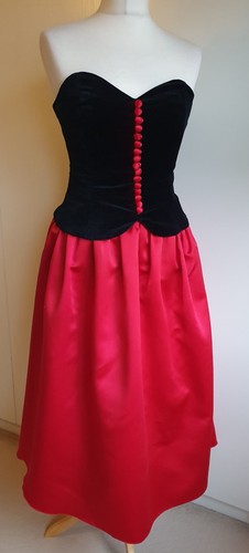 Vintage strapless prom - strapless,