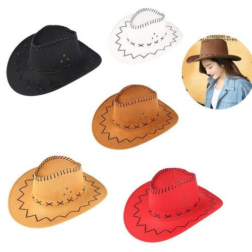 Cowboy hat faux suede - hat,