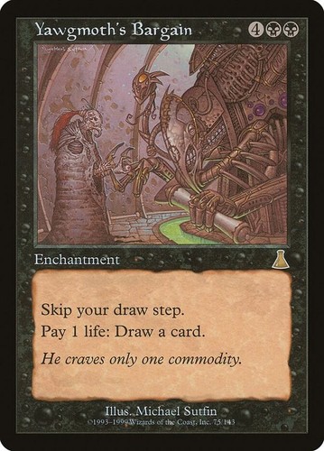 Yawgmoth bargain - x, (1)