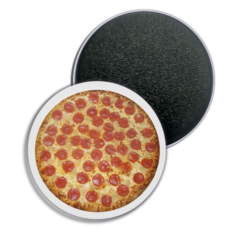 Pepperoni pizza fridge magnet - fridge,