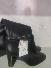 BNWT ZARA Black Leather