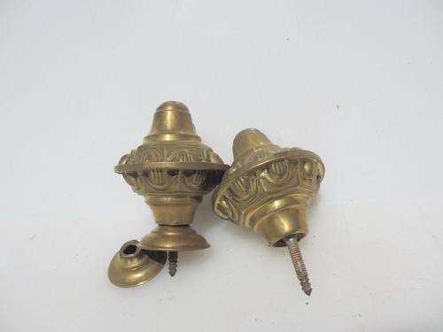Victorian brass curtain pole - victorian,