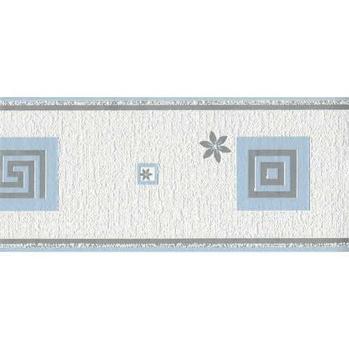 Creation greek key floral - greek,