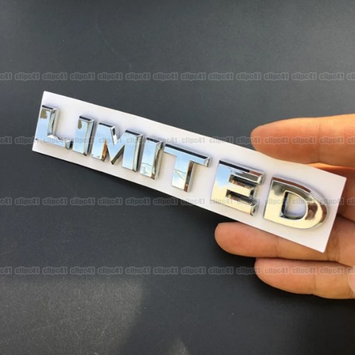 Silver chrome limited logo - silver,