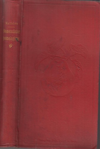 Buch nomenclator pomologicus - nomenclator,