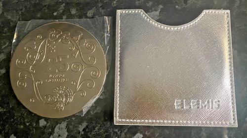 Elemis silver embossed - silver, art