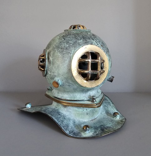 Green antique copper - green,