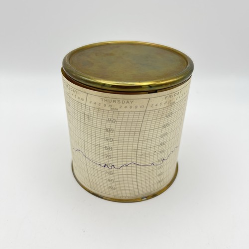 Vintage brass barograph - brass,