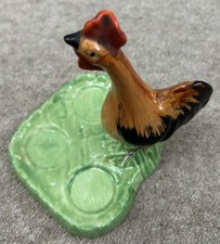 Rare Clarice Cliff Rooster Egg
