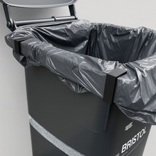 Wheelie Bin Liner Clips – Stops Bag Falling In – Rubbish Bin Retainer Fixing