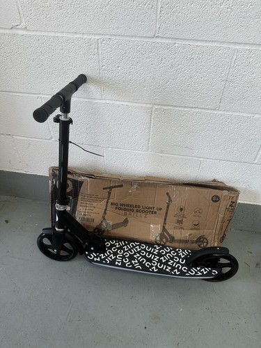 Zinc push scooter large wheel - zinc,
