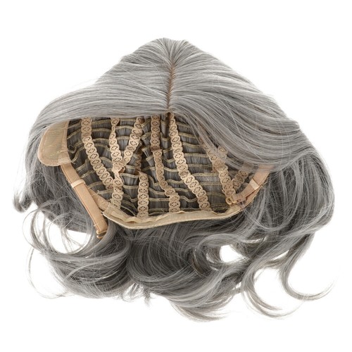 Grey wig real hair raquel - grey,