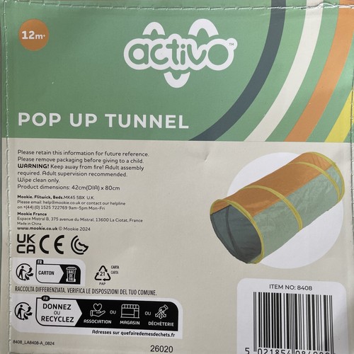 Pop play tunnel baby - up,