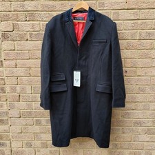 The Platinum Tailor Overcoat UK 44 Mens 70% Wool 5% Cashmere Covert