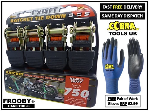 Heavy duty ratchet tie - x,