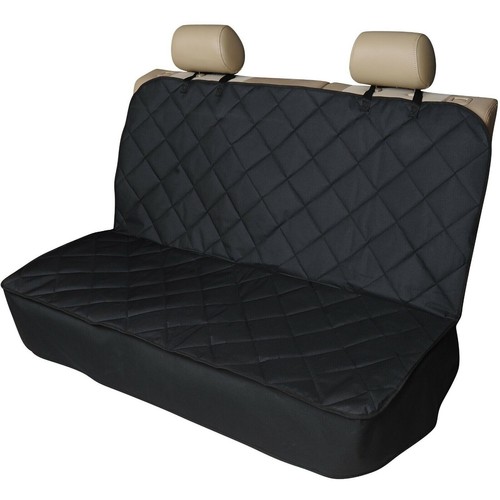 Premium quilted black - quilted, rear