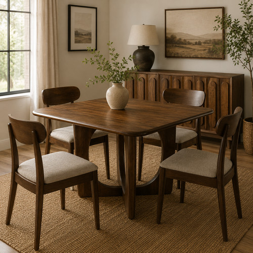 Nero square dining - square, table