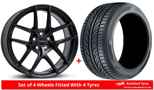 Alloy wheels tyres romac - &, 17"
