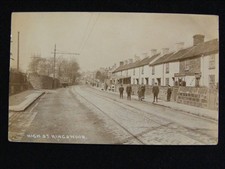 RARE BRISTOL VINTAGE POSTCARD HIGH ST KINGSWOOD MIDLAND RAILWAY CART & SHOPFRONT