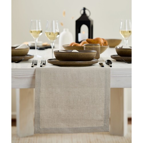 Linen table runner - linen,