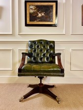 GREEN LEATHER GAINSBOROUGH