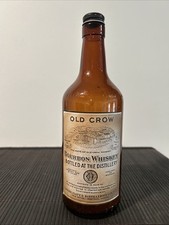 Vintage WW2 Era Whiskey Bottle With Label
