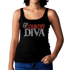 Country Diva Ladies Rhinestone