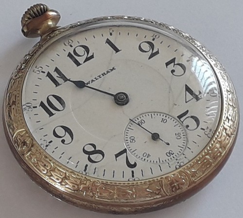 Waltham gold plated pocket - gold,