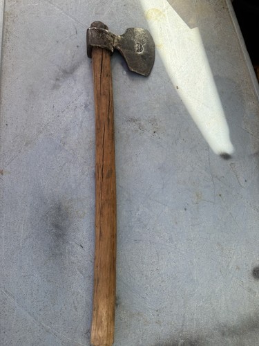 Antique wood chopping bearded - wood,