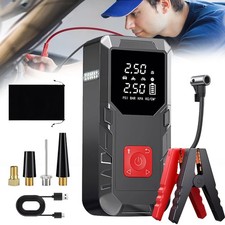 Car Jump Starters Power Bank Air Compressor Car Battery Booster with LCD Display