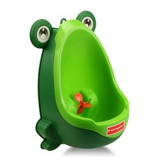 Frog Potty Training Urinal for Boys - Funny Aiming Target Blackish Green