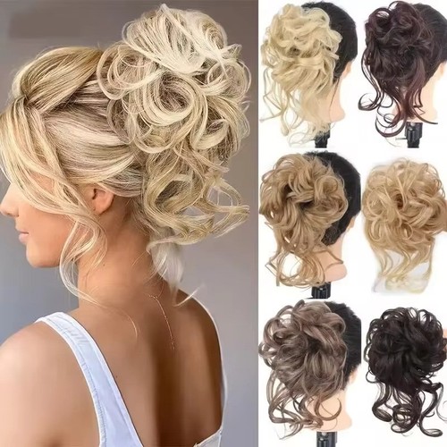 Large messy bun scrunchie hair - large,