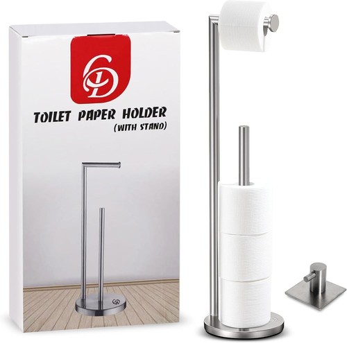 Stainless steel toilet roll - steel,