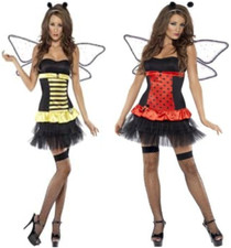Ladies Reversible Bumblebee Ladybug Costume