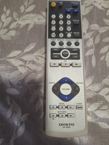 Onkyo 660s remote - onkyo, control