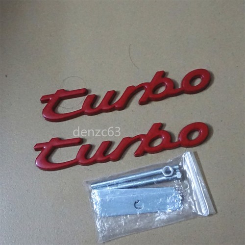 Turbo matte red metal grille - red,